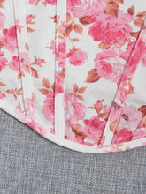 Floral Print Square Neck Tank Top